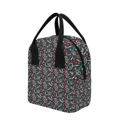 Sewing Equipment Print Design LKS305 Insulated Lunch Bag