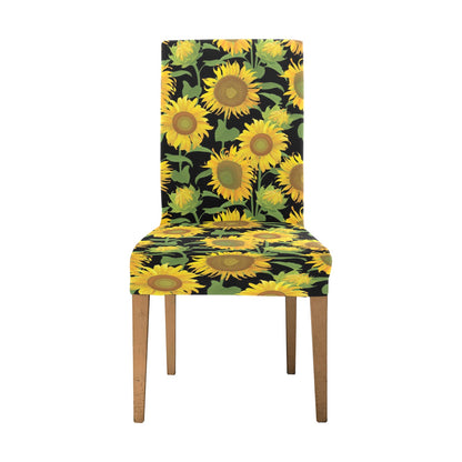 Sunflower Print Design LKS302 Dining Chair Slipcover