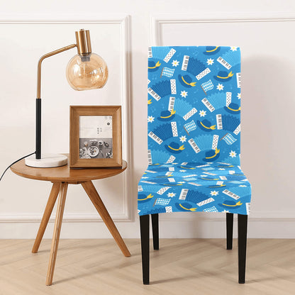 Accordion Print Design LKS401 Dining Chair Slipcover