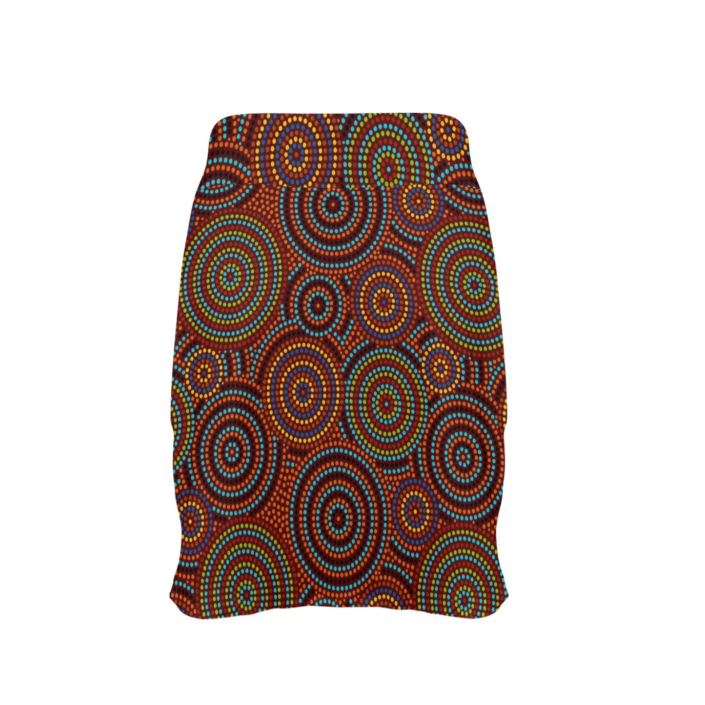 Aboriginal Print Design LKS403 17" Golf & Pickleball Skort with Pockets