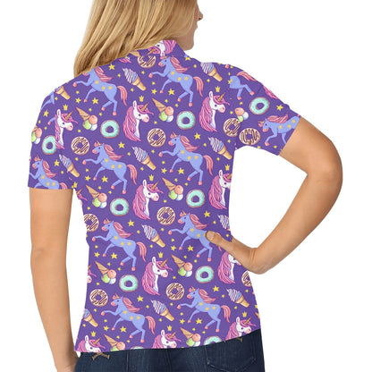 Unicorn Sweety Women's Polo Shirt