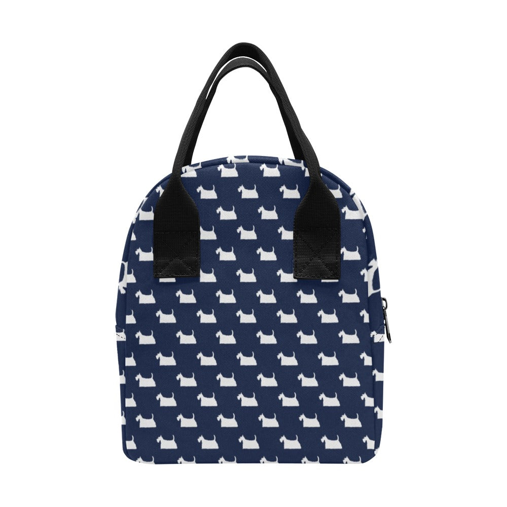 Scottish Terriers Print Design LKS303 Insulated Lunch Bag