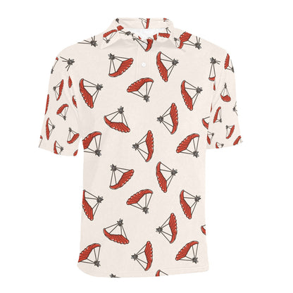 Skydiver Print Design LKS302 Men Polo Shirt