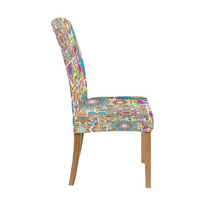 Patchwork Print Design LKS402 Dining Chair Slipcover