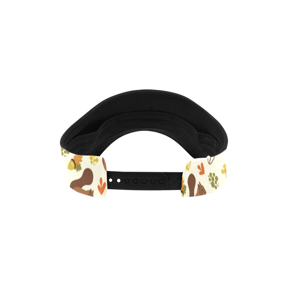 Squirrel Print Design LKS3010 Unisex Sun Visor