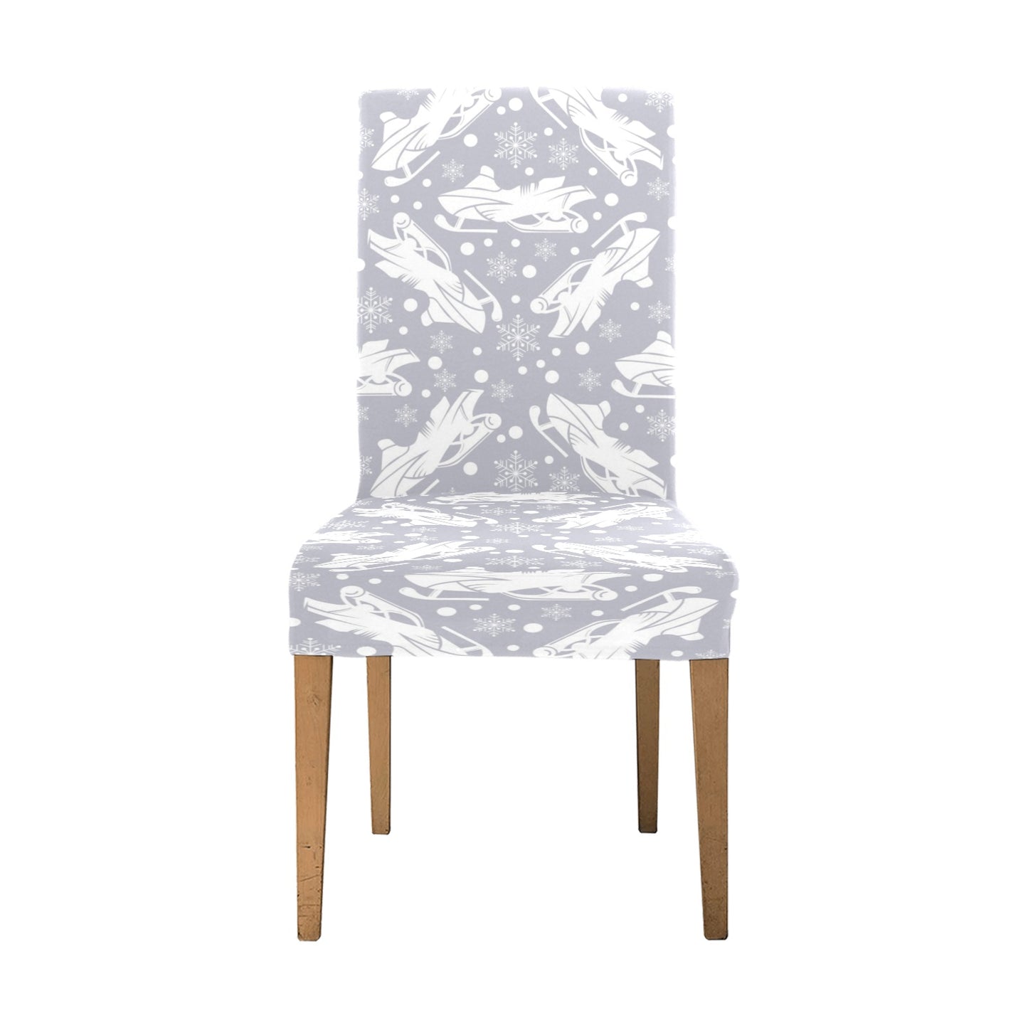Snowmobile Print Design LKS302 Dining Chair Slipcover