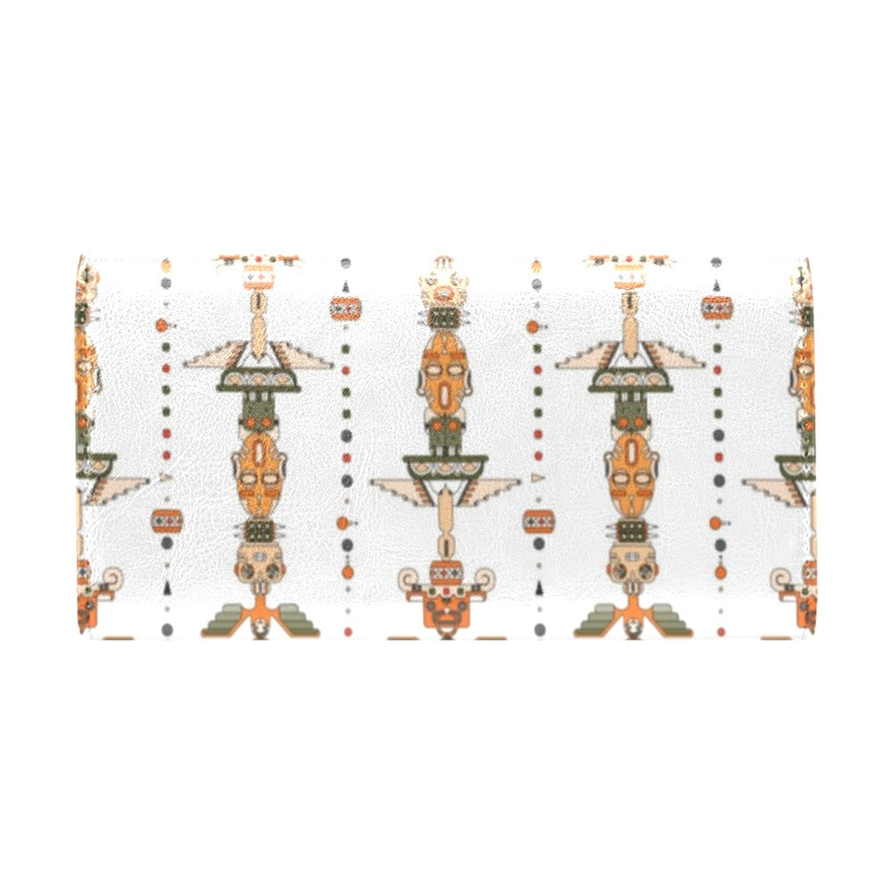 Totem Print Design LKS302 Women's Trifold Wallet