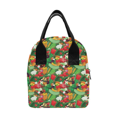 Salad Mix Vegetableprint Design LKS301 Insulated Lunch Bag