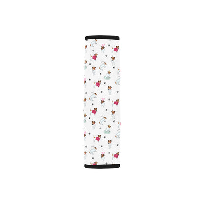 Russell Terriers Print Design LKS308 Car Seat Belt Cover