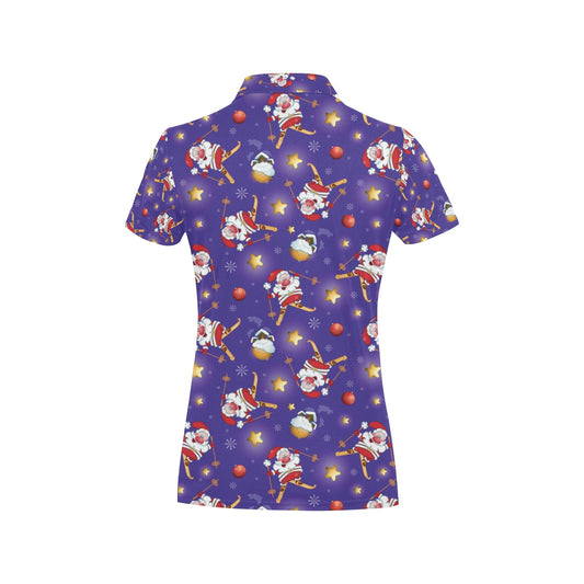 Ski Print Design LKS308 Women's Polo Shirt