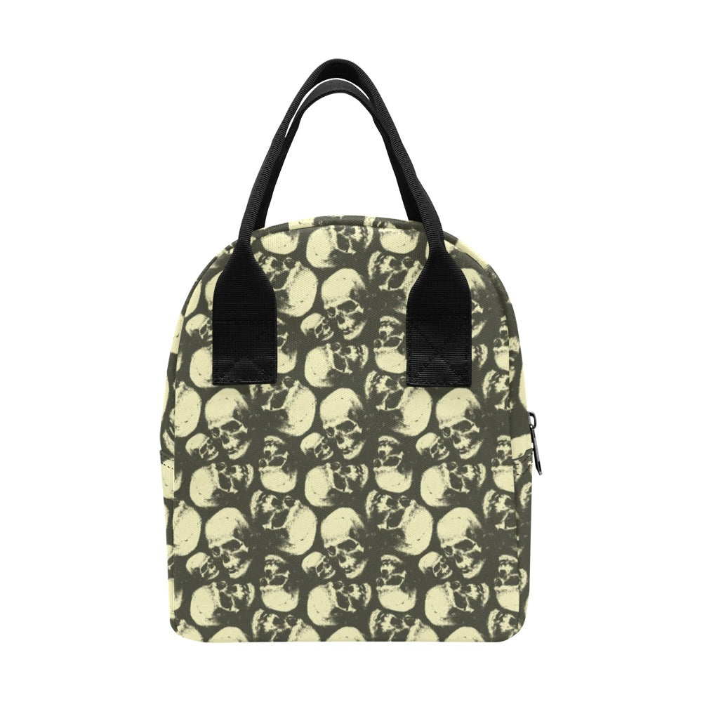 Skull Print Design LKS302 Insulated Lunch Bag