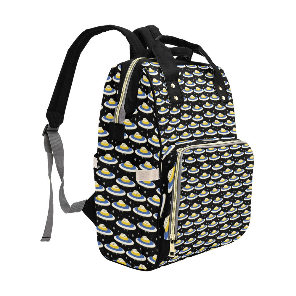 UFO Print Design LKS303 Diaper Bag Backpack