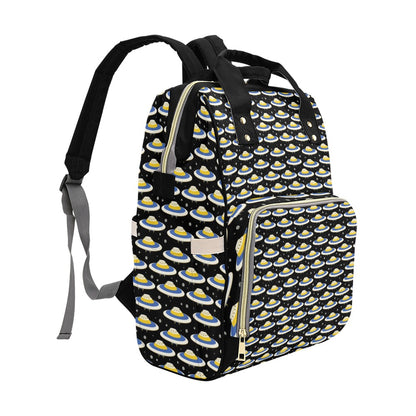 UFO Print Design LKS303 Diaper Bag Backpack