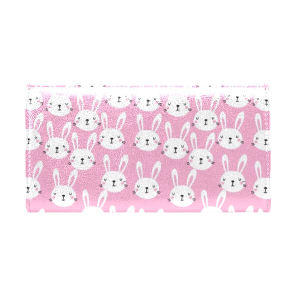 Rabbit Print Design LKS401 Women's Trifold Wallet