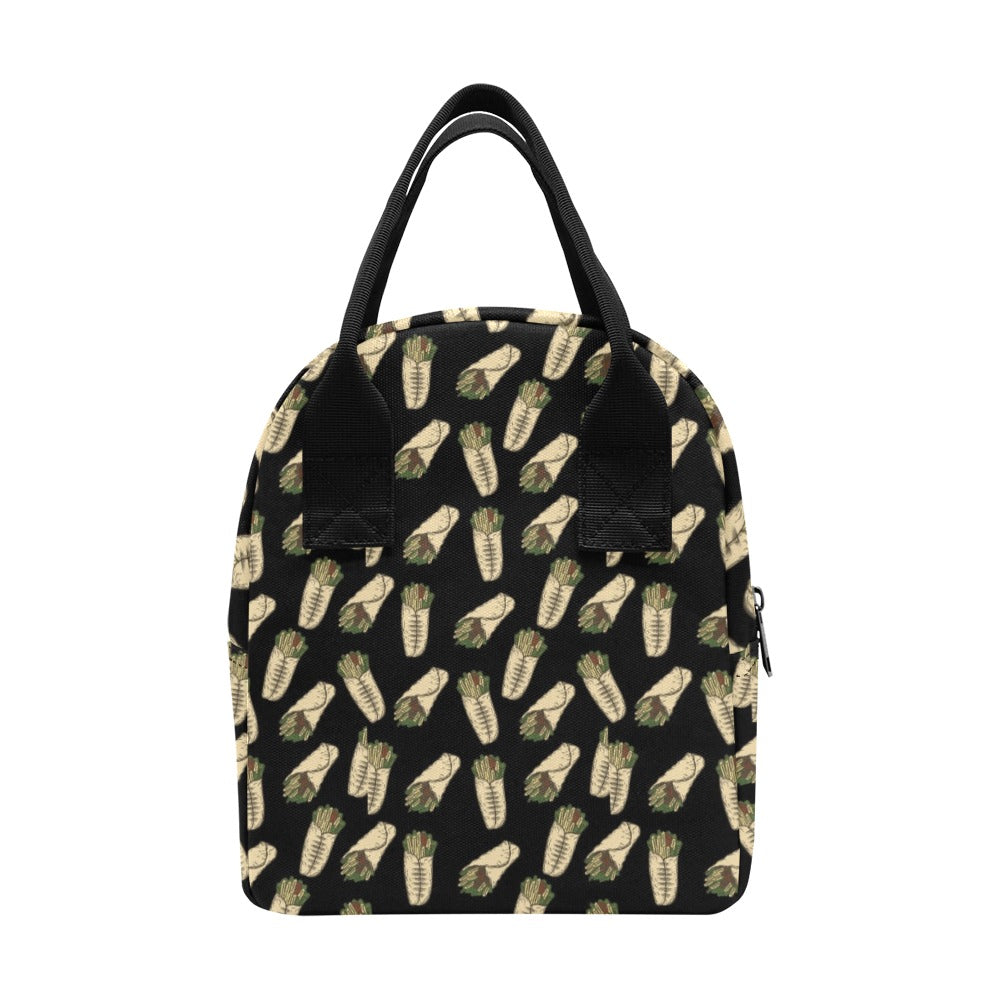 Burrito Print Design LKS303 Insulated Lunch Bag