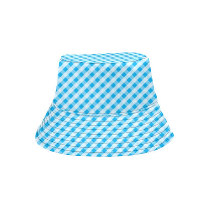 Gingham Print Design LKS401 Unisex Bucket Hat