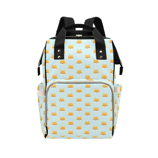 Shiba Inu Print Design LKS301 Diaper Bag Backpack