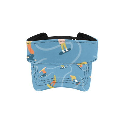Snowboard Print Design LKS303 Unisex Sun Visor