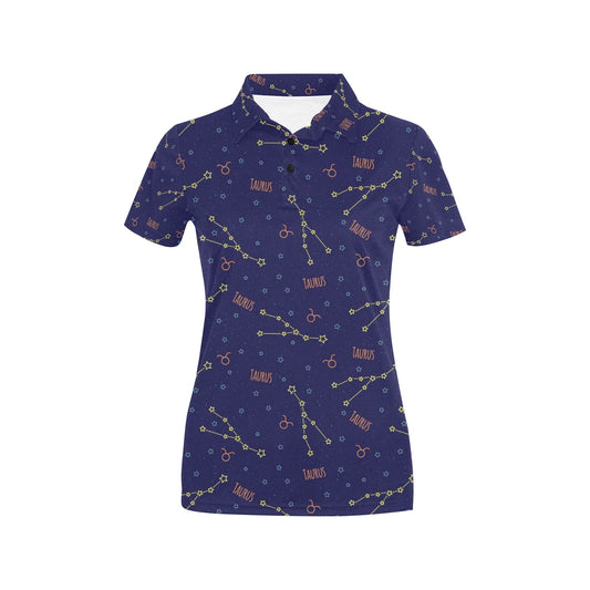 Taurus Print Design LKS301 Women's Polo Shirt