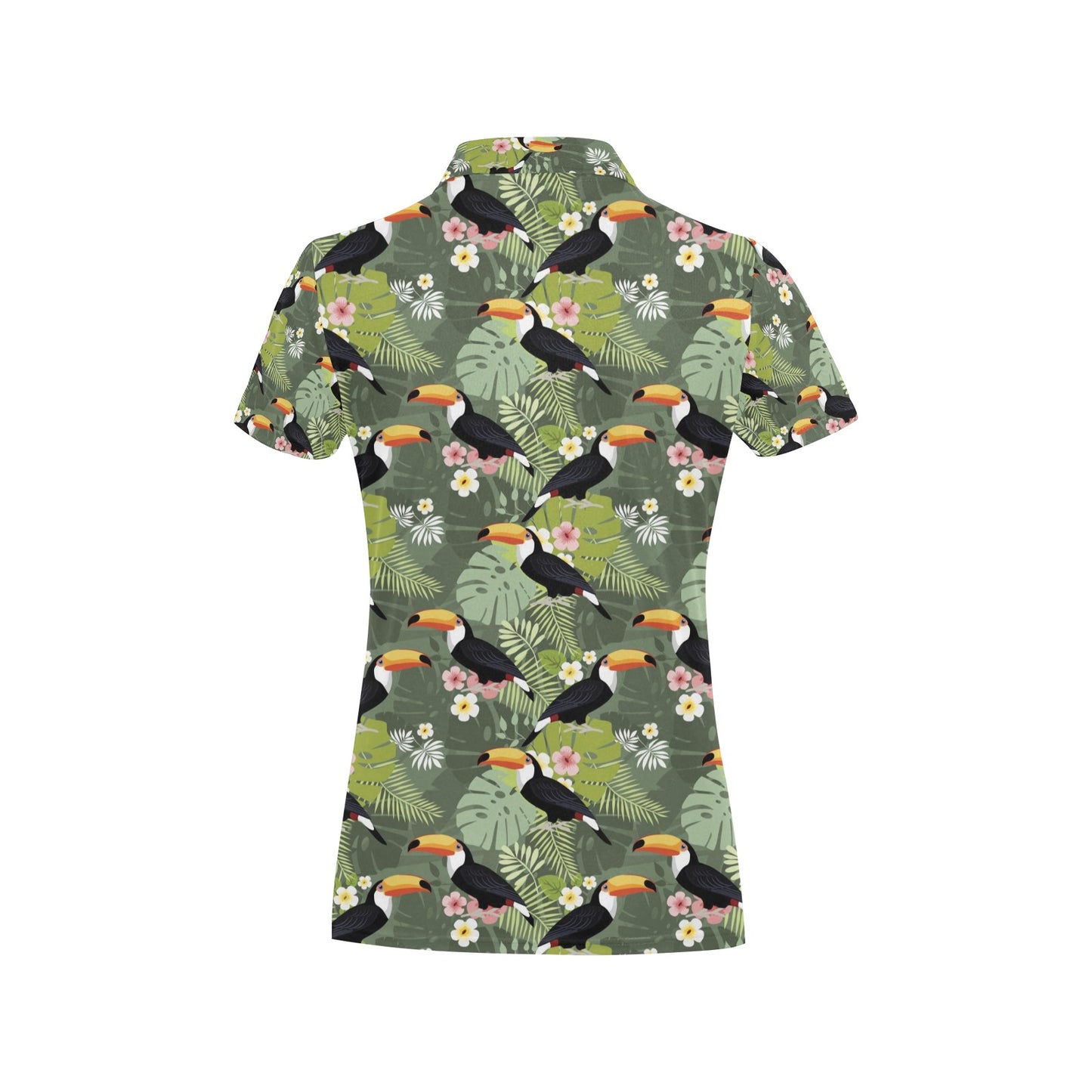 Toucan Print Design LKS304 Women's Polo Shirt