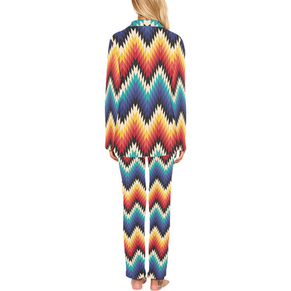 Tribal Aztec Women's Long Pajama Set