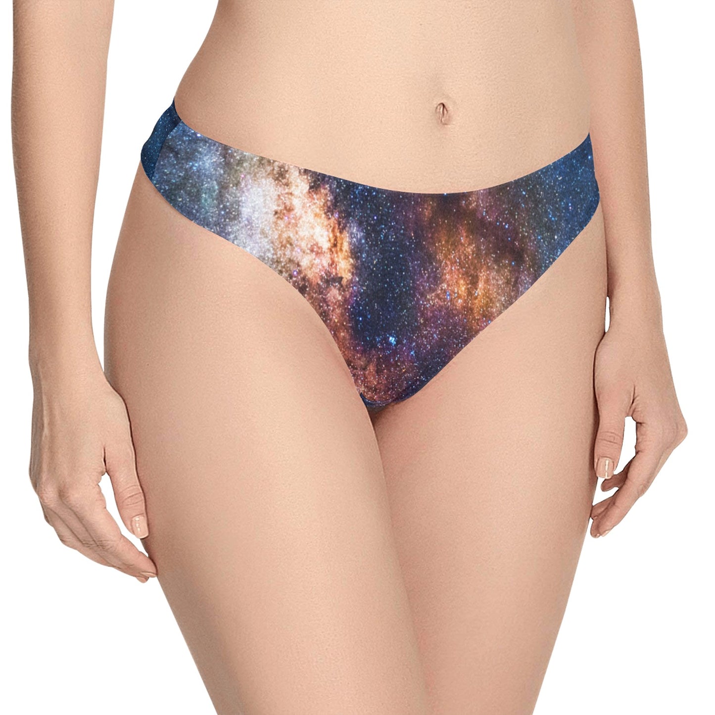 Celestial Milky way Galaxy Women's Thongs