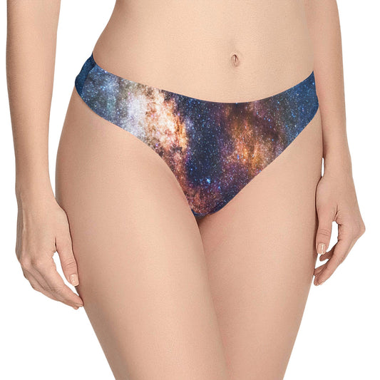 Celestial Milky way Galaxy Women's Thongs