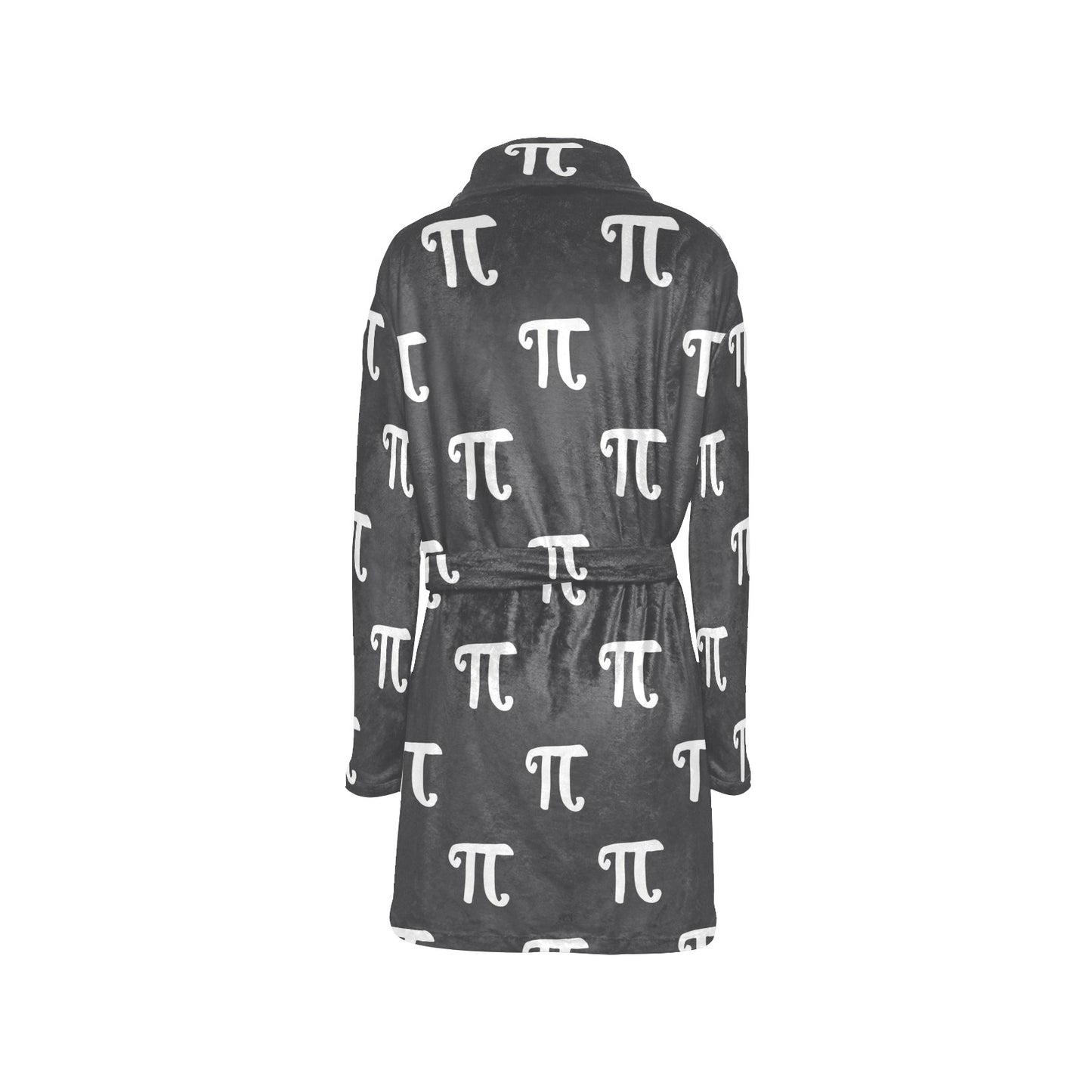 Pi Day Pattern Print Design A01 Women's Fleece Robe