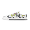 Skye Terriers Print Design LKS301 Women's White Low Top Shoes