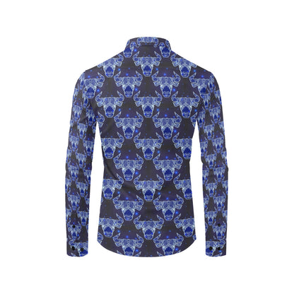 Taurus Print Design LKS302 Men's Long Sleeve Dress Shirt