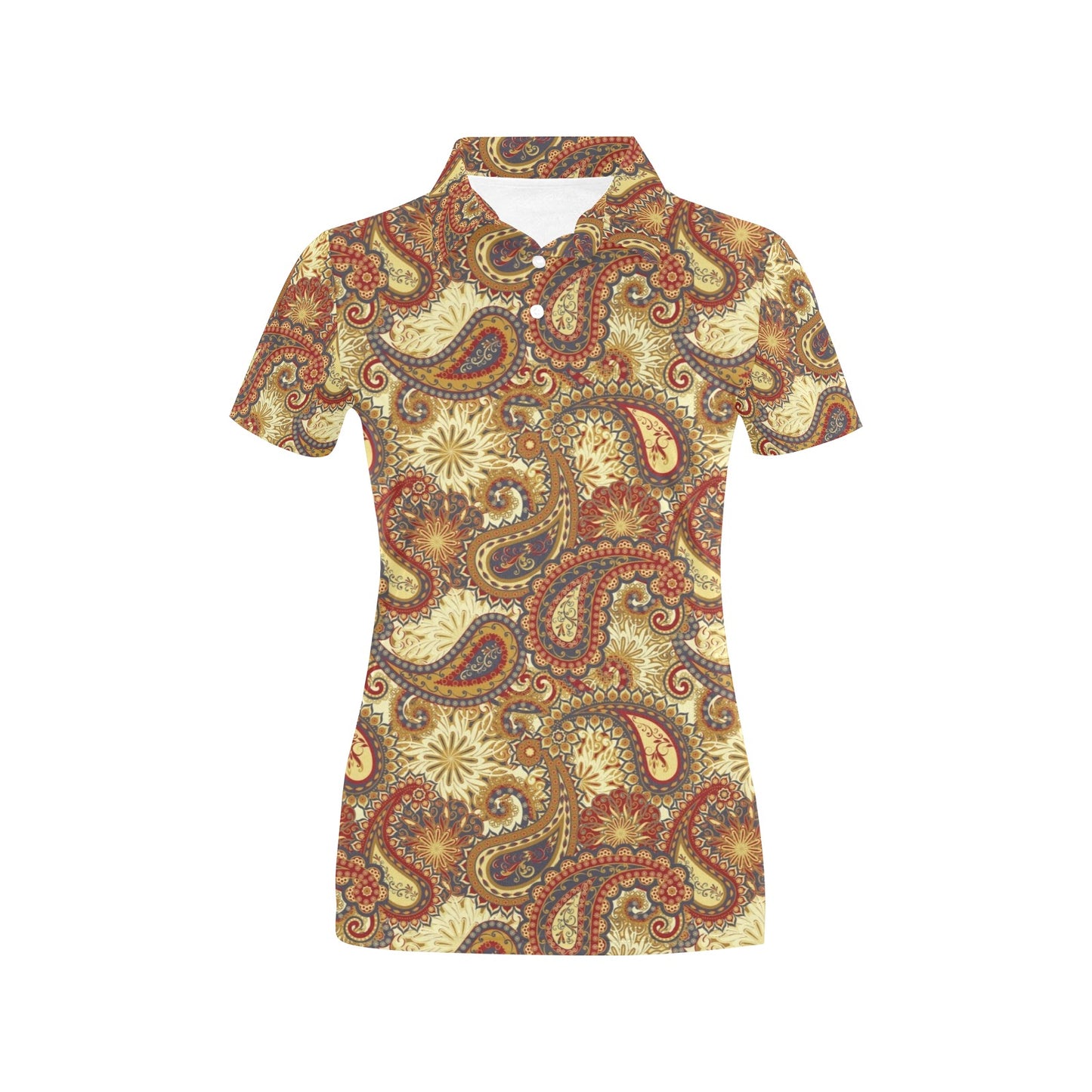 Boho Pattern Print Design 08 Women's Polo Shirt
