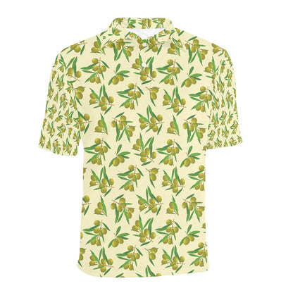 Olive Print Design LKS302 Men Polo Shirt