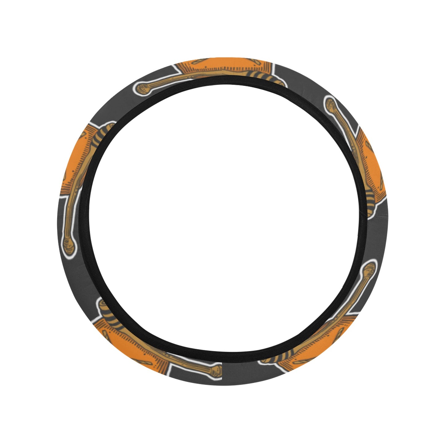 Honey Bee Print Design LKS305 Steering Wheel Cover with Elastic Edge