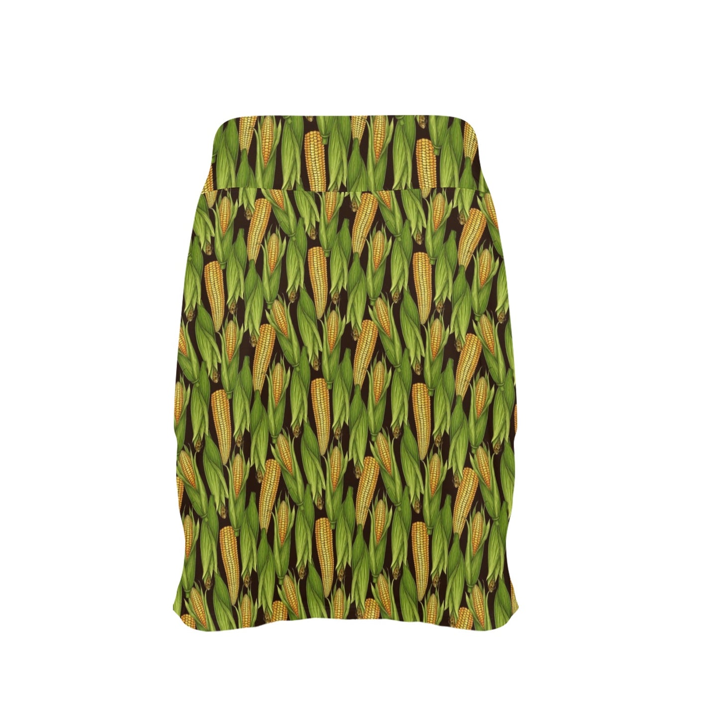 Agricultural Corn cob Print 17" Golf & Pickleball Skort with Pockets