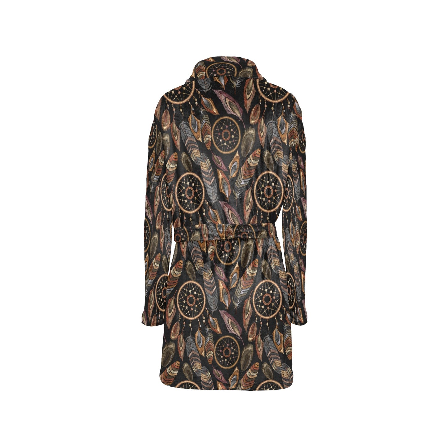 Dream catcher embroidered style Women's Fleece Robe