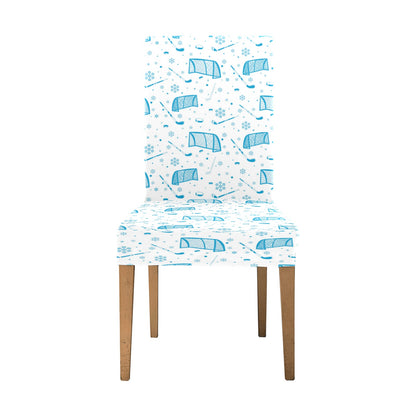 Hockey Print Design LKS303 Dining Chair Slipcover