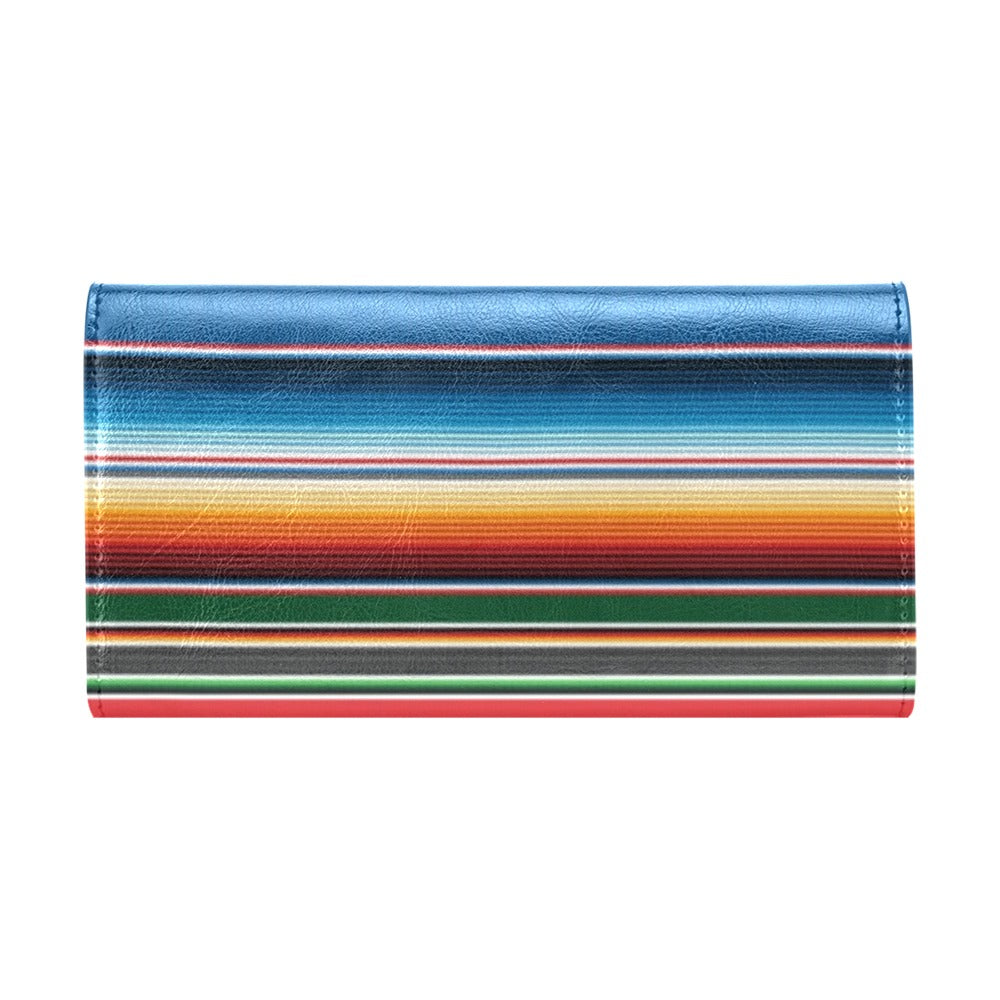 Serape Print Design LKS303 Women's Trifold Wallet