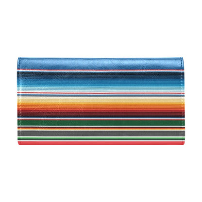 Serape Print Design LKS303 Women's Trifold Wallet