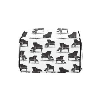 Piano Print Design LKS401 Diaper Bag Backpack