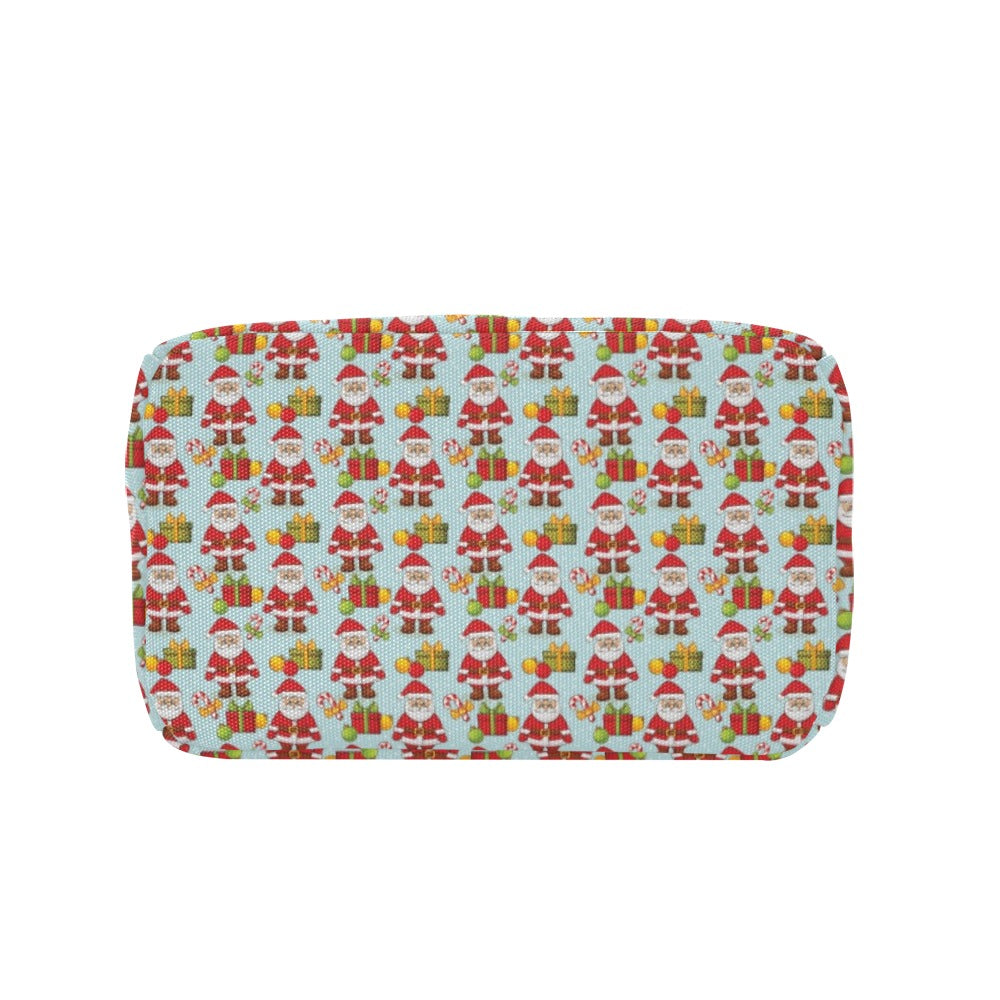 Santa Christmas Themed Print Design LKS303 Insulated Lunch Bag