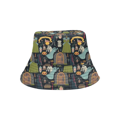 Creepy Halloween Print Design LKS304 Unisex Bucket Hat