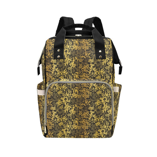 Seaweed Print Design LKS303 Diaper Bag Backpack
