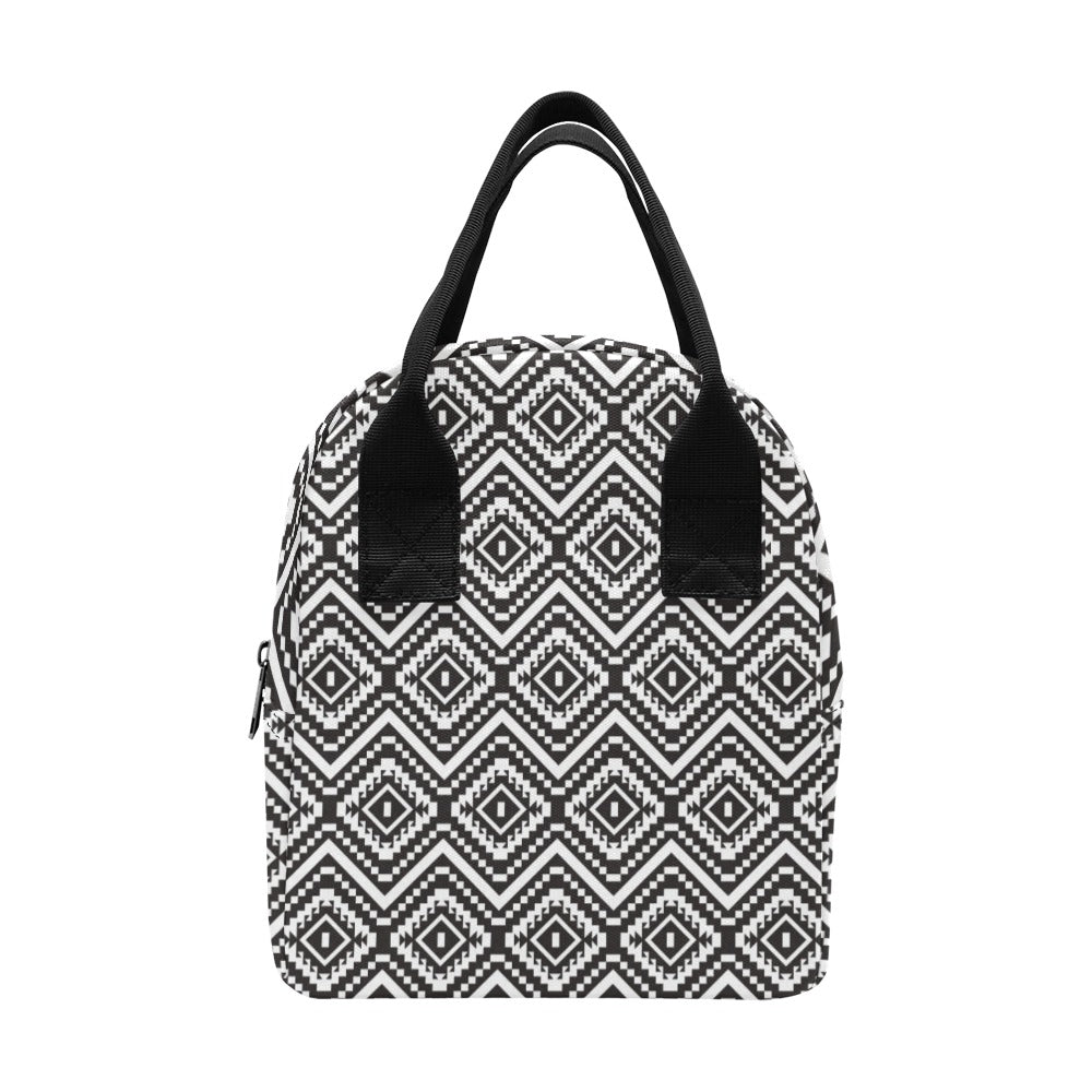 Tribal Pattern Print Design LKS303 Insulated Lunch Bag
