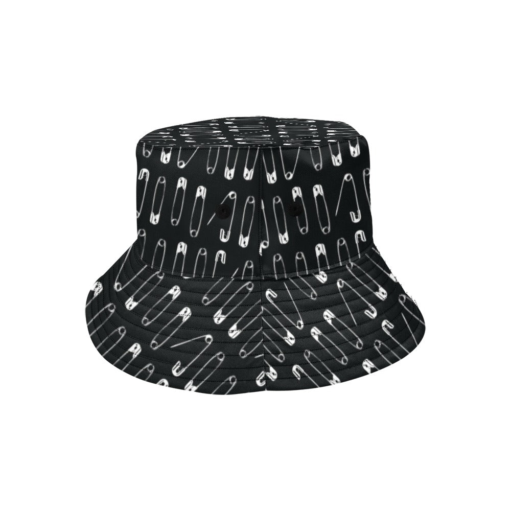 Safety Pin Print Design LKS302 Unisex Bucket Hat