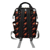 Electric Guitar Print Design LKS406 Diaper Bag Backpack