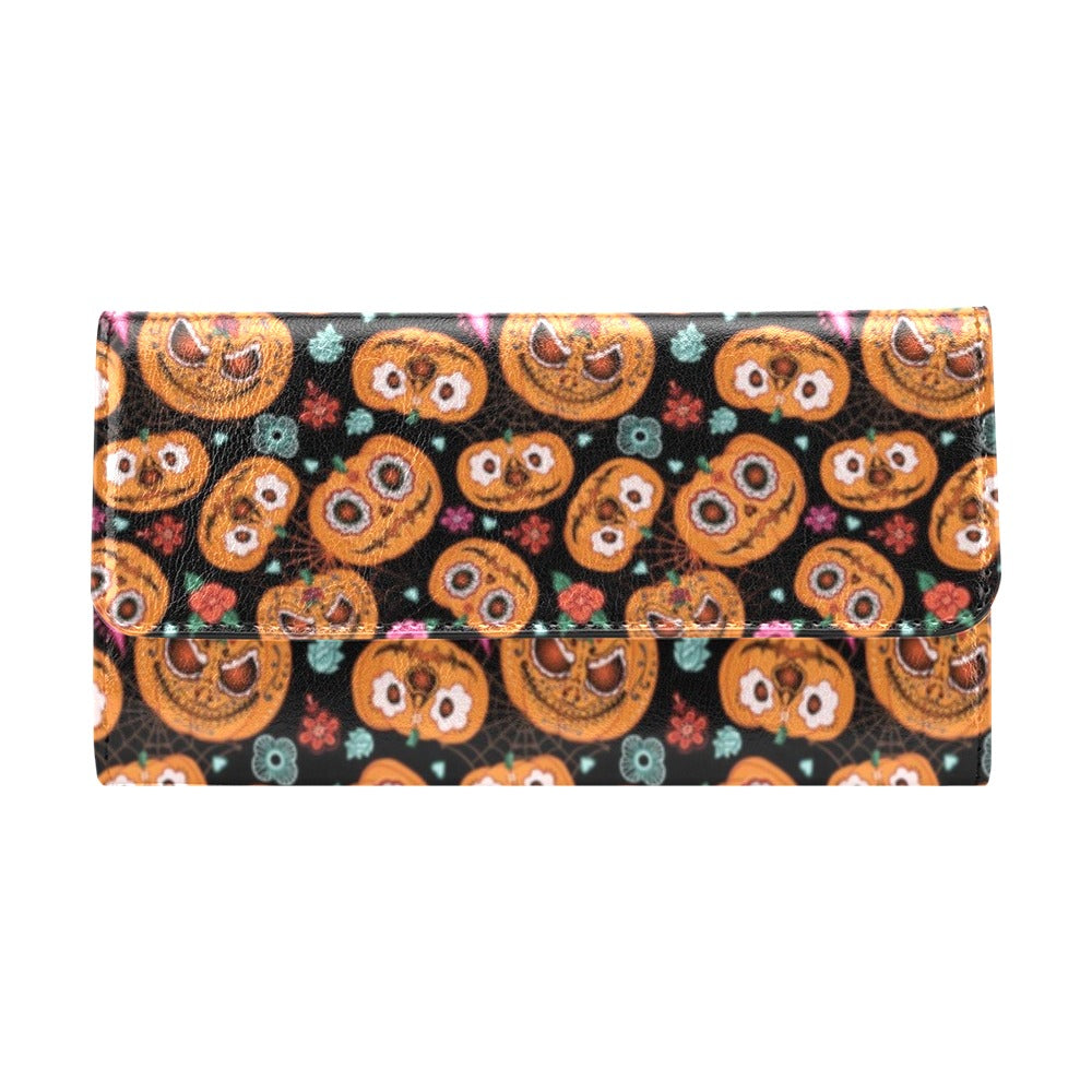 Halloween Print Design LKS402 Women's Trifold Wallet