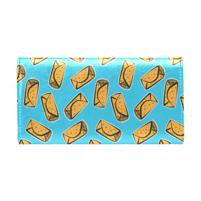 Burrito Print Design LKS301 Women's Trifold Wallet