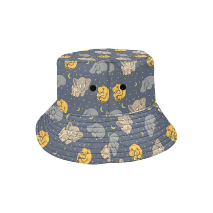 Safari Elephant Lion Print Design LKS303 Unisex Bucket Hat