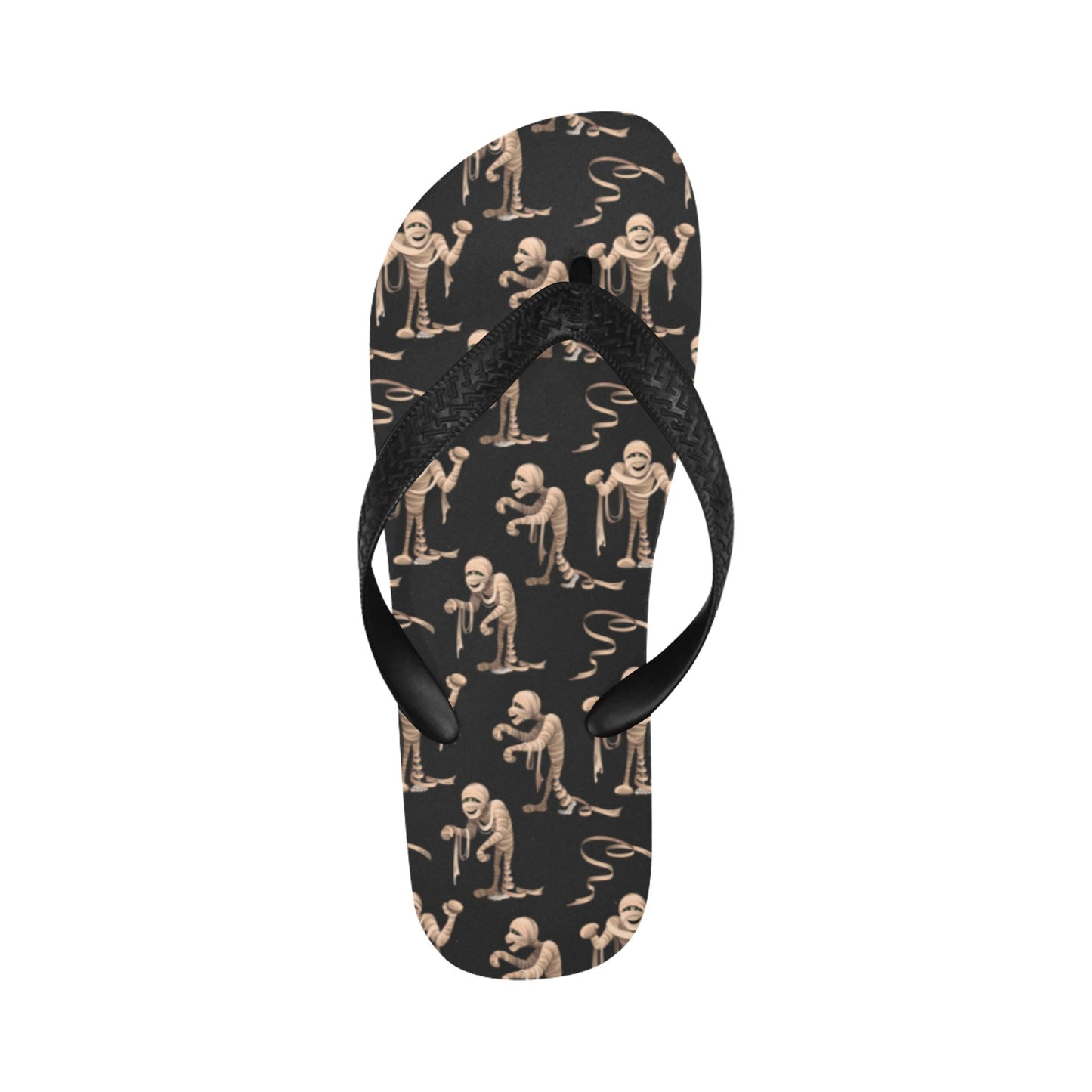 Mummy Print Design LKS302 Flip Flops