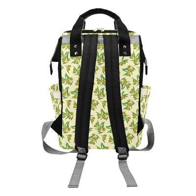 Olive Print Design LKS302 Diaper Bag Backpack